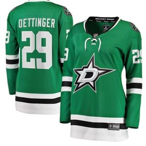 Fanatics Oettinger Dallas Stars Women's Home Breakaway Jersey size Small
